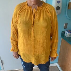 Torrid Mustard Yellow Skirt